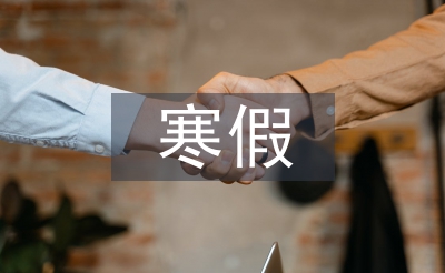 寒假畢業總結